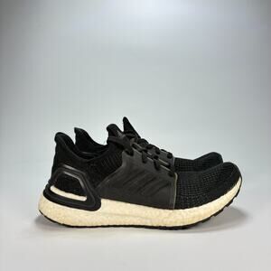 Adidas UltraBoost 19 Black White Athletic Running Shoes G54014 Women’s Size 8